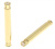 (GPPO\SMPM)(GPO)公 转 (GPPO\SMPM)(GPO)公 转接器|铍铜镀金，DC-DC-12.4GHzGHz，长度26.1mm - RA12P01H-GBC