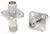 (GPPO\SMPM)(GPO)公 转 (GPPO\SMPM)(GPO)公 4孔法兰 转接器|不锈钢，DC-DC-26.5GHzGHz，长度22.2mm，法兰边长12.7mm - RA18S01FH