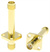 (GPPO\SMPM)(GPO)公 转 (GPPO\SMPM)(GPO)公 4孔法兰 精密转接器|黄铜镀金，DC-DC-18GHzGHz，长度39.6mm，法兰边长12.7mm - RA18S01FH03-GBA