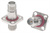 (GPPO\SMPM)(GPO)公 转 (GPPO\SMPM)(GPO)公 4孔法兰 转接器|不锈钢，DC-DC-26.5GHzGHz，长度22.2mm，法兰边长12.7mm - RA18S01FSH