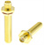 (GPPO\SMPM)(GPO)公 转 (GPPO\SMPM)(GPO)公 穿墙 精密转接器|黄铜镀金，DC-DC-18GHzGHz，长度37.5mm，安装孔尺寸6.5±0.1(φ) - RA18S01YH-GBA