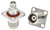 (GPPO\SMPM)(GPO)公 转 (GPPO\SMPM)(GPO)公 4孔法兰 转接器|不锈钢，DC-DC-18GHzGHz，法兰孔3.2(φ)，法兰边长17.5mm - RA18S39FSH