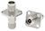 (GPPO\SMPM)(GPO)公 转 (GPPO\SMPM)(GPO)公 4孔法兰 转接器|不锈钢，DC-DC-40GHzGHz，长度22.2mm，法兰边长12.7mm - RA4001FH