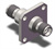 (GPPO\SMPM)(GPO)公 转 (GPPO\SMPM)(GPO)公 4孔法兰 转接器|不锈钢，DC-DC-40GHzGHz，长度26.3mm，法兰边长17.5mm - RA4001FH03
