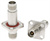 (GPPO\SMPM)(GPO)公 转 (GPPO\SMPM)(GPO)公 4孔法兰 转接器|不锈钢，DC-DC-40GHzGHz，长度27.8mm，法兰边长12.7mm - RA4001FSH