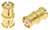 (GPPO\SMPM)(GPO)公 转 (GPPO\SMPM)(GPO)公 精密转接器|铍铜镀金，DC-DC-40GHzGHz，长度6.3mm - RA40P01H-GBC