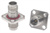 (GPPO\SMPM)(GPO)公 转 (GPPO\SMPM)(GPO)公 4孔法兰 转接器|不锈钢，DC-DC-50GHzGHz，长度19.5mm，法兰边长12.7mm - RA5001FSH