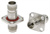 (GPPO\SMPM)(GPO)公 转 (GPPO\SMPM)(GPO)公 4孔法兰 转接器|不锈钢，DC-DC-67GHzGHz，长度23mm，法兰边长12.7mm - RA6701FSH