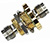 (GPPO\SMPM)(GPO)公 转 (GPPO\SMPM)(GPO)公 穿墙 精密气密型转接器|不锈钢，DC-DC-50GHzGHz，长度23.4mm，安装孔尺寸9.6(φ) - RAHS50U01Y
