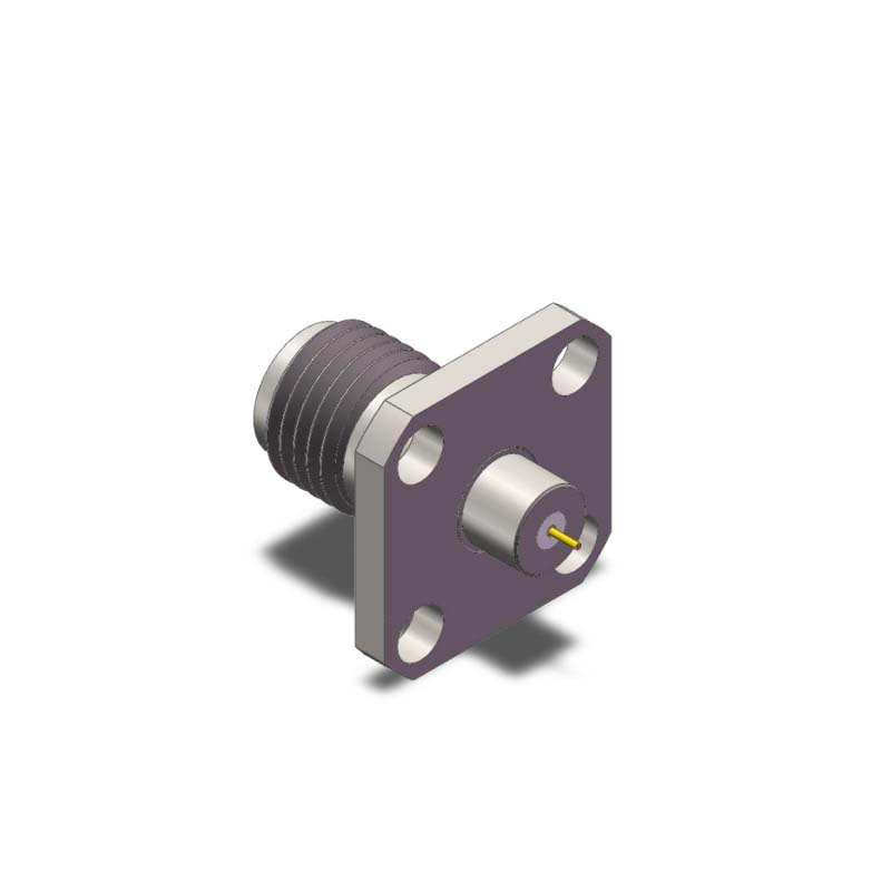 2.4mm金属穿墙连接器