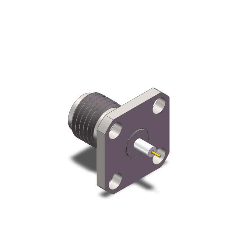 2.4mm介质穿墙连接器
